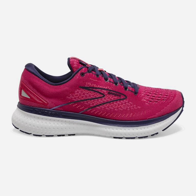 Brooks Glycerin 19 Hardloopschoenen voor Dames Bordeaux/Paars/Donkerblauw (VIQUP-4703)